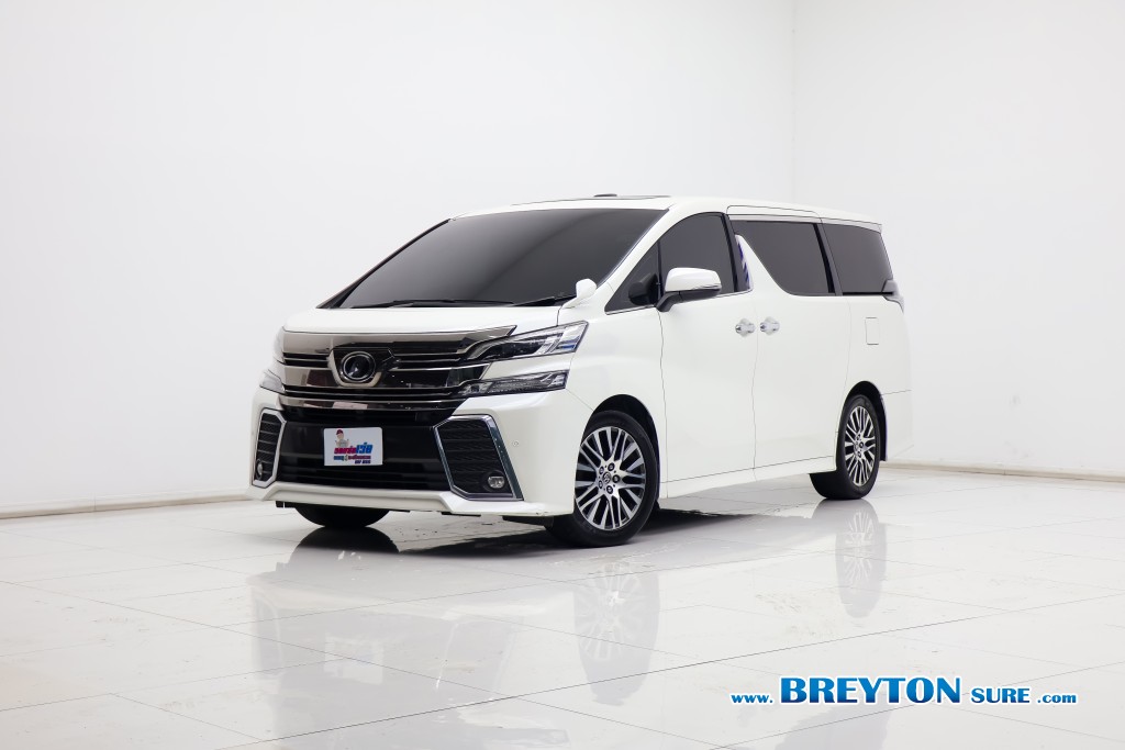 TOYOTA VELLFIRE 2.5 ZG Edition AT ปี 2016 ราคา 1,089,000 บาท #BT2026102302 #1